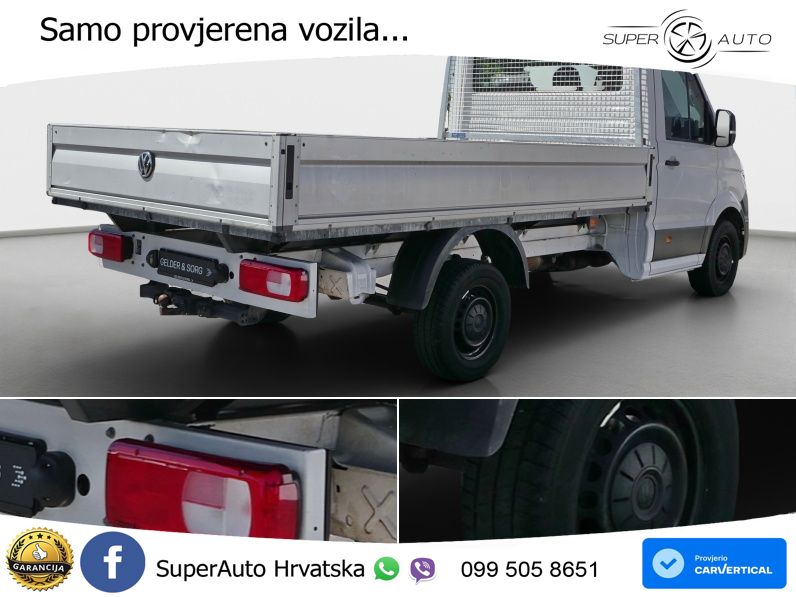 Volkswagen Crafter 35 Pritsche MR TDI Autom*AHK*Leiterträg* 140 KS