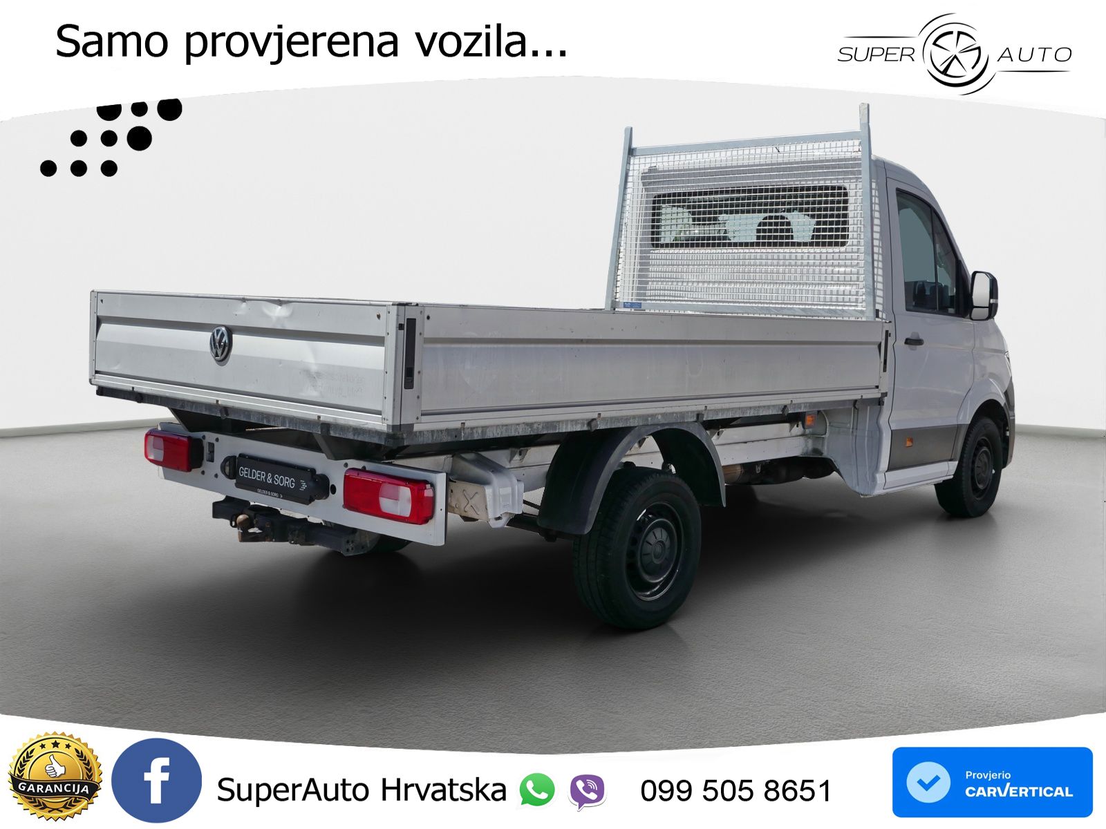 Volkswagen Crafter 35 Pritsche MR TDI Autom*AHK*Leiterträg* 140 KS