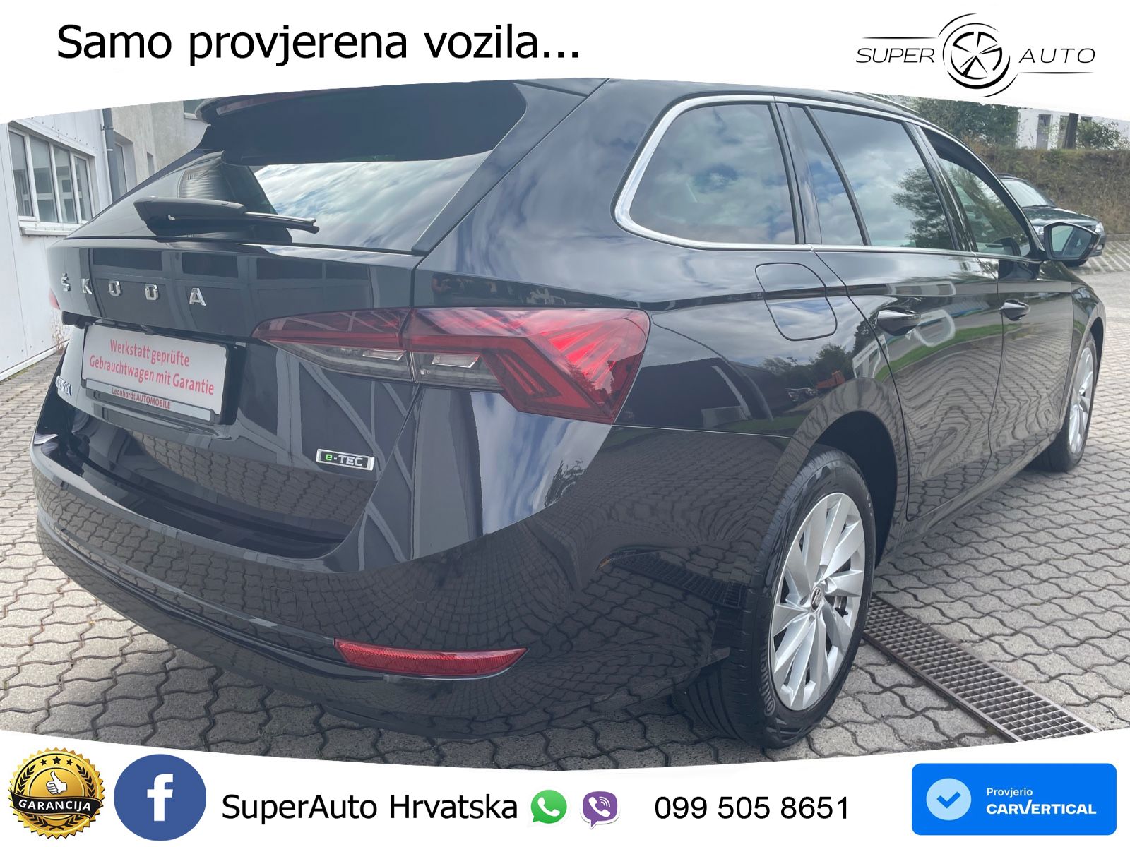 Škoda Octavia Combi 1.5 TSI (150 KS) DSG Selection LED+GR SJED+ACC