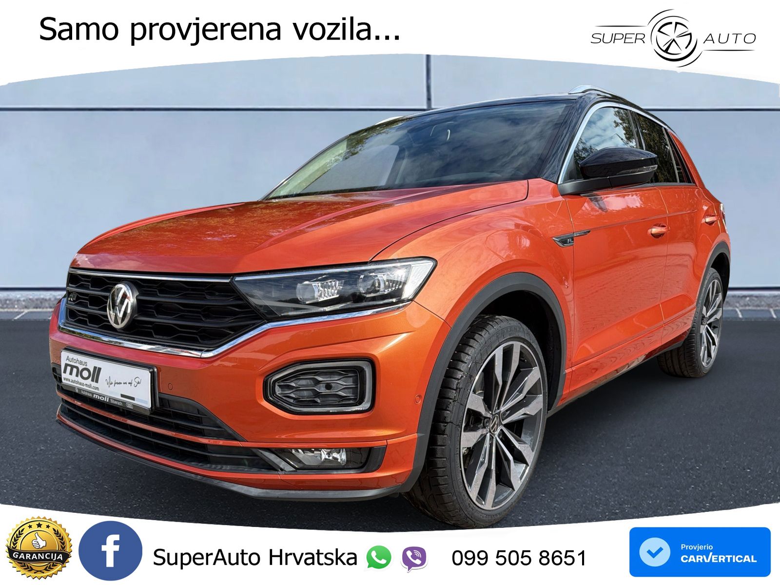 Volkswagen T-Roc 1.5 TSI (150 KS) DSG LED+GR SJED+ACC