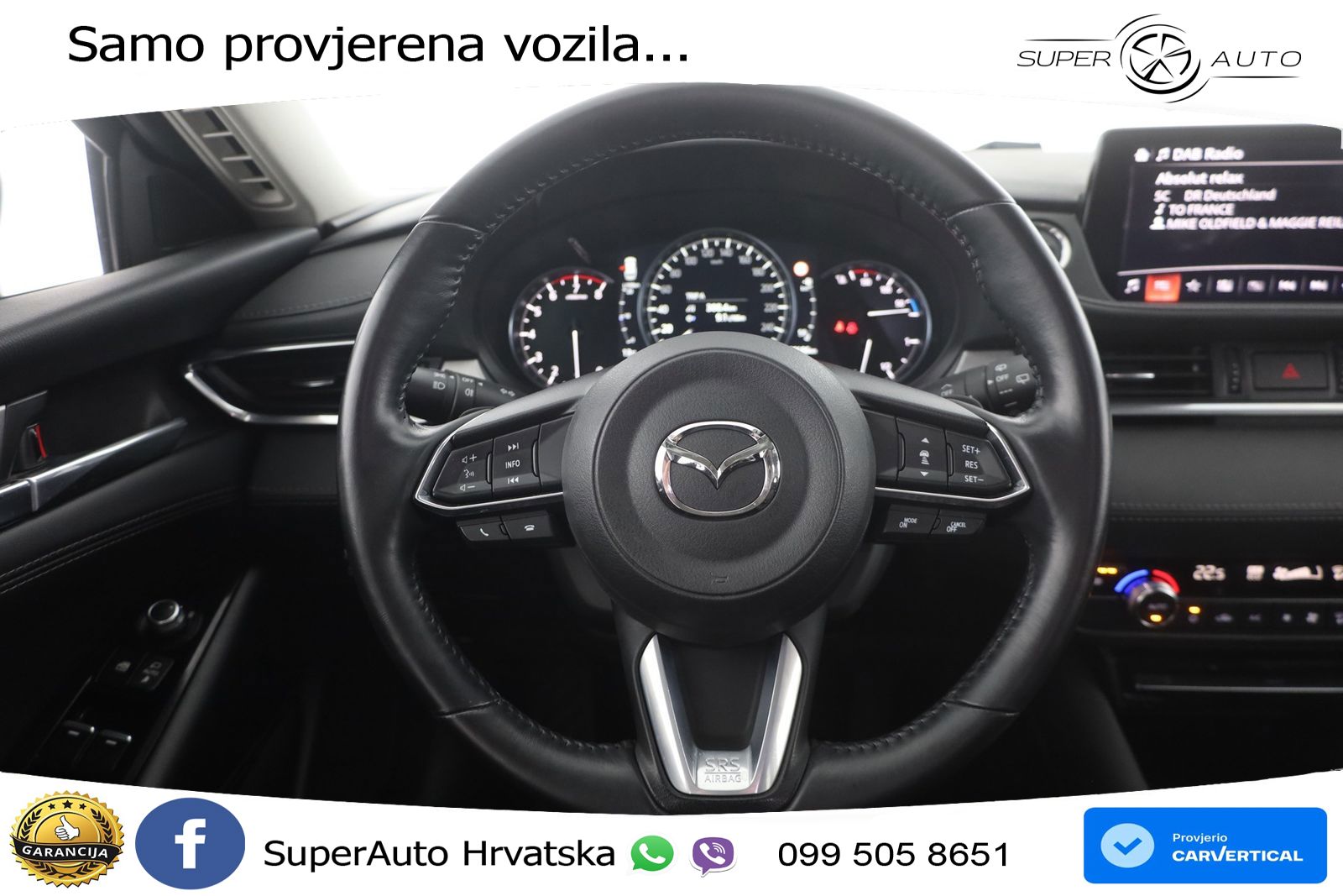 Mazda 6 Sport Combi 2.5 SKYACTIV-G (194 KS) SKYACTIV-Drive LED+GR SJED+ACC