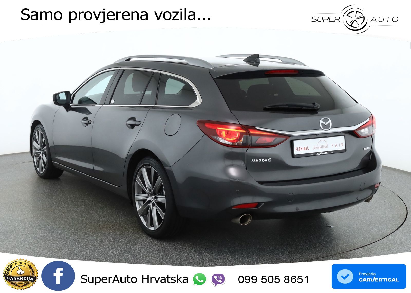 Mazda 6 Sport Combi 2.5 SKYACTIV-G (194 KS) SKYACTIV-Drive LED+GR SJED+ACC