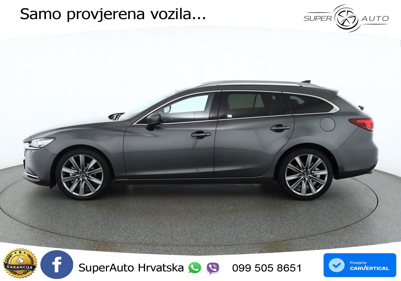 Mazda 6 Sport Combi 2.5 SKYACTIV-G (194 KS) SKYACTIV-Drive LED+GR SJED+ACC