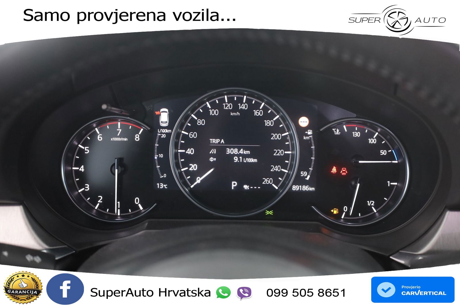 Mazda 6 Sport Combi 2.5 SKYACTIV-G (194 KS) SKYACTIV-Drive LED+GR SJED+ACC