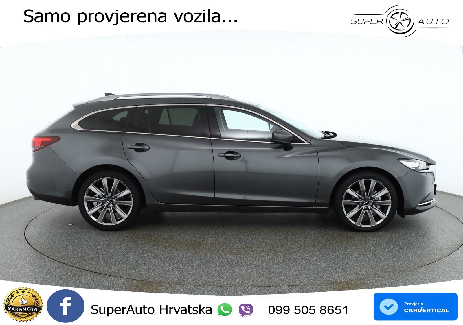 Mazda 6 Sport Combi 2.5 SKYACTIV-G (194 KS) SKYACTIV-Drive LED+GR SJED+ACC