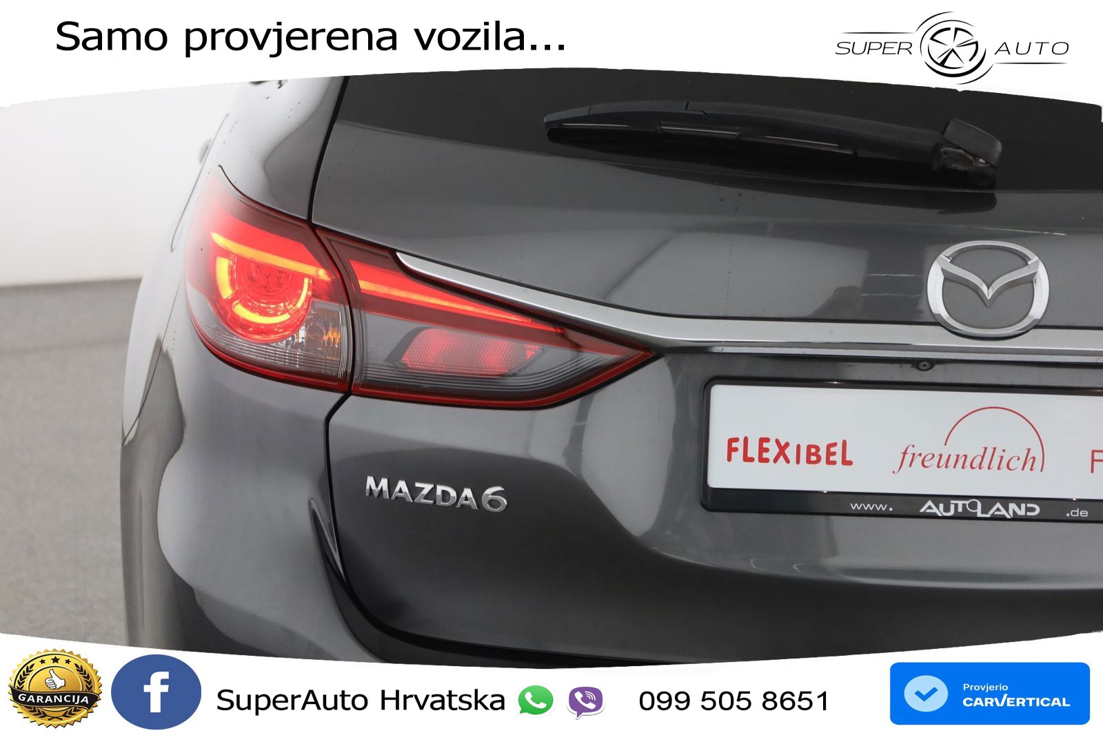 Mazda 6 Sport Combi 2.5 SKYACTIV-G (194 KS) SKYACTIV-Drive LED+GR SJED+ACC