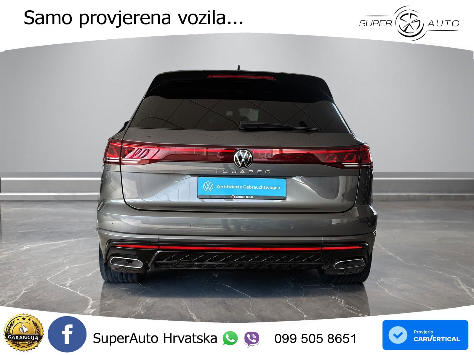 Volkswagen Touareg 3.0 V6 TDI (231 KS) 4MOTION Tiptronic ZRAČNI+ACC+4xGR SJED+KAM