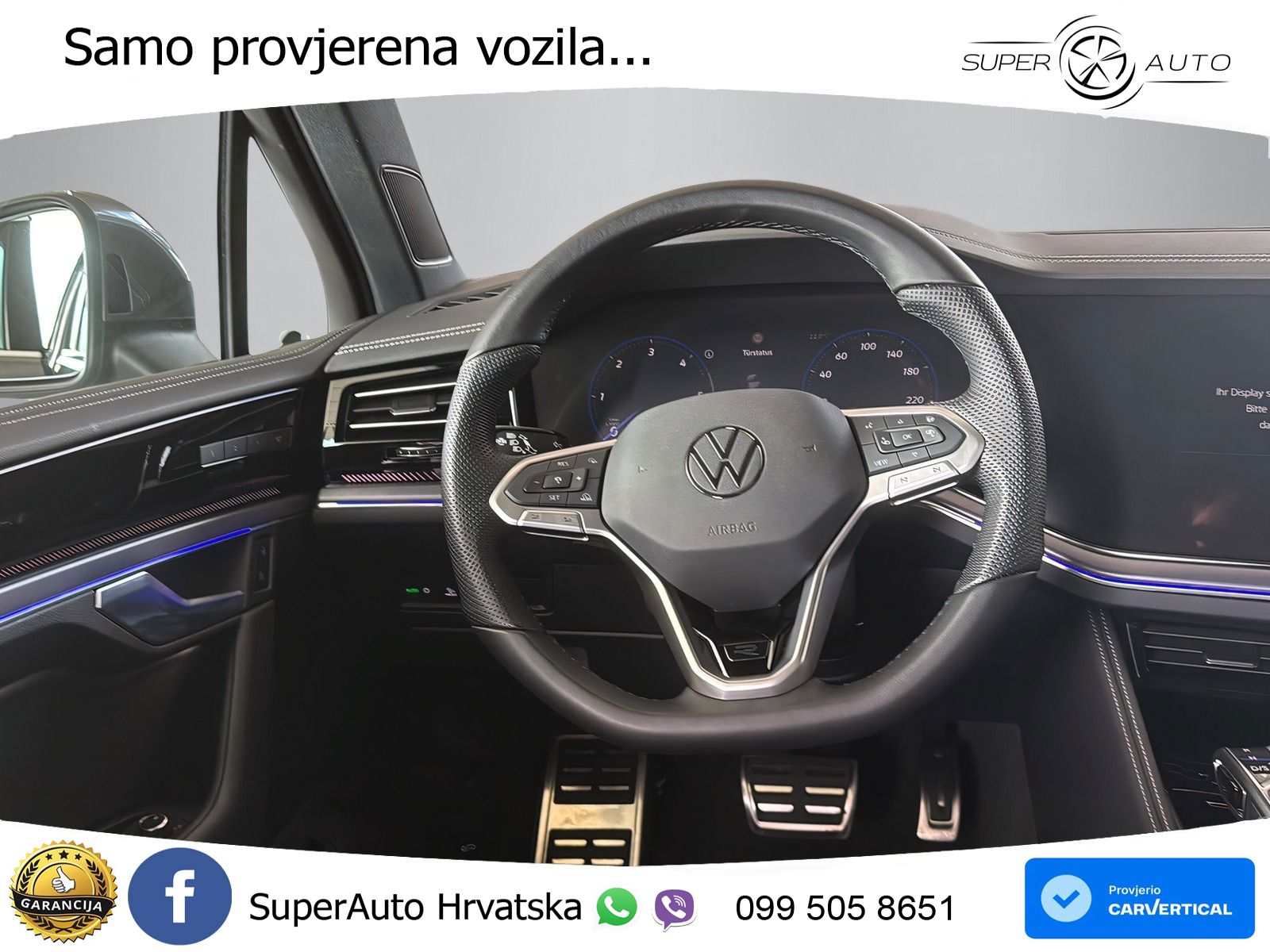 Volkswagen Touareg 3.0 V6 TDI (231 KS) 4MOTION Tiptronic ZRAČNI+ACC+4xGR SJED+KAM