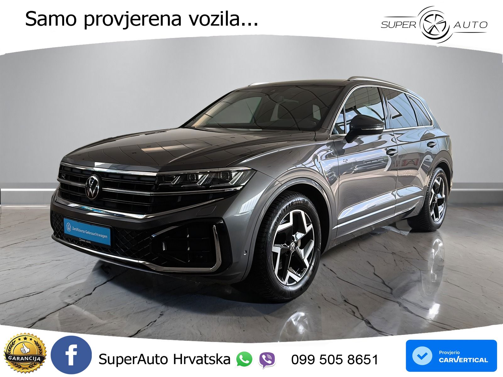 Volkswagen Touareg 3.0 V6 TDI (231 KS) 4MOTION Tiptronic ZRAČNI+ACC+4xGR SJED+KAM