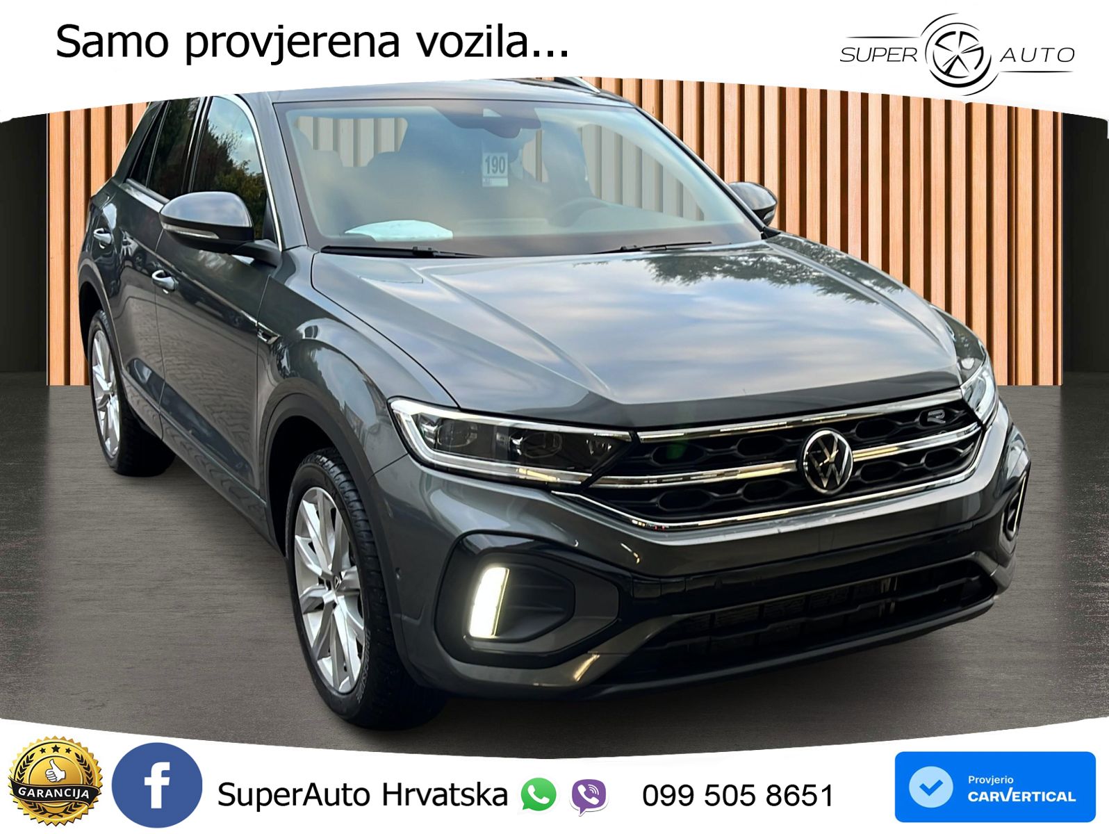 Volkswagen T-Roc 1.5 TSI (150 KS) DSG R-Line LED+GR SJED+ACC
