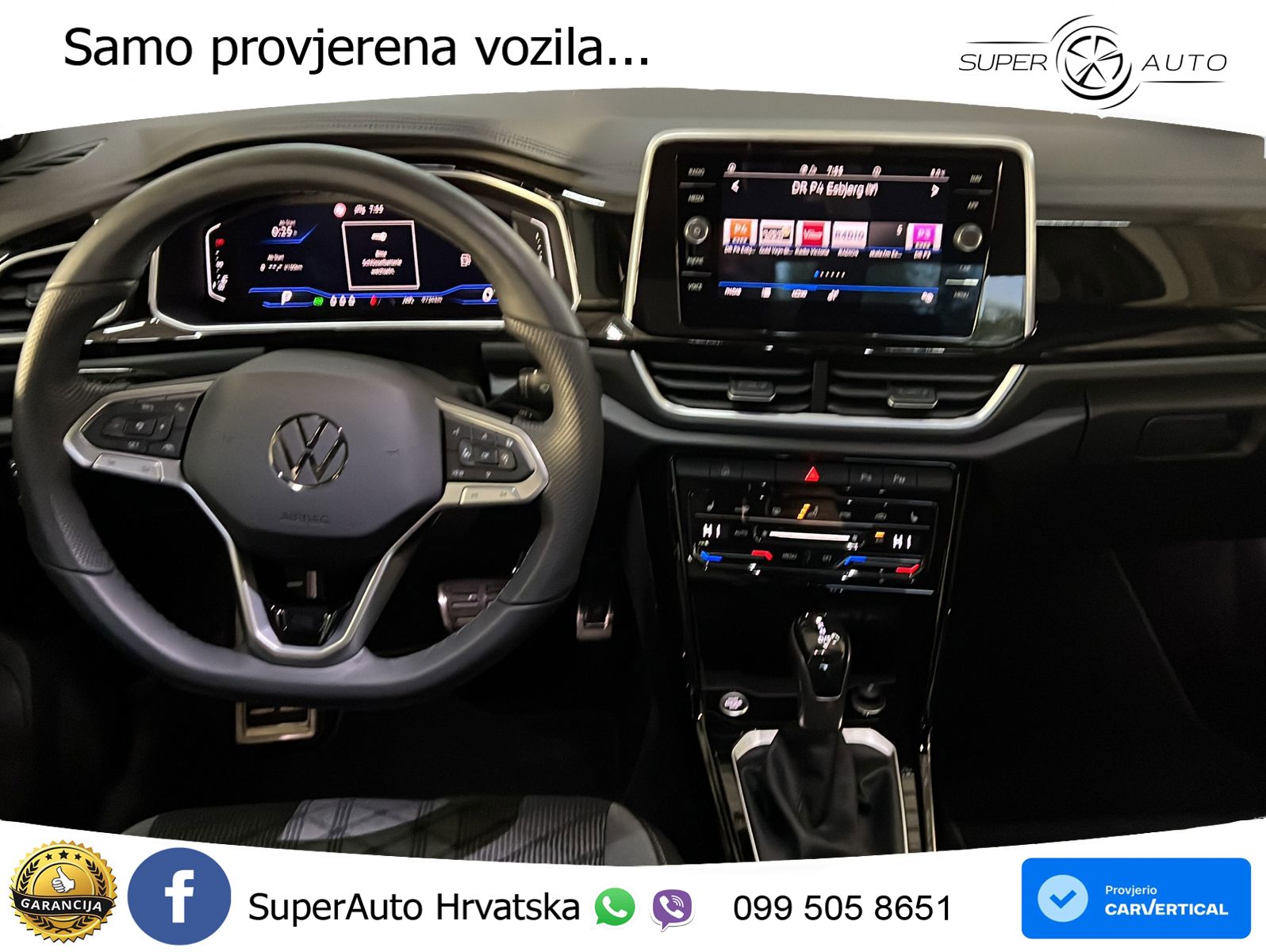 Volkswagen T-Roc 1.5 TSI (150 KS) DSG R-Line LED+GR SJED+ACC