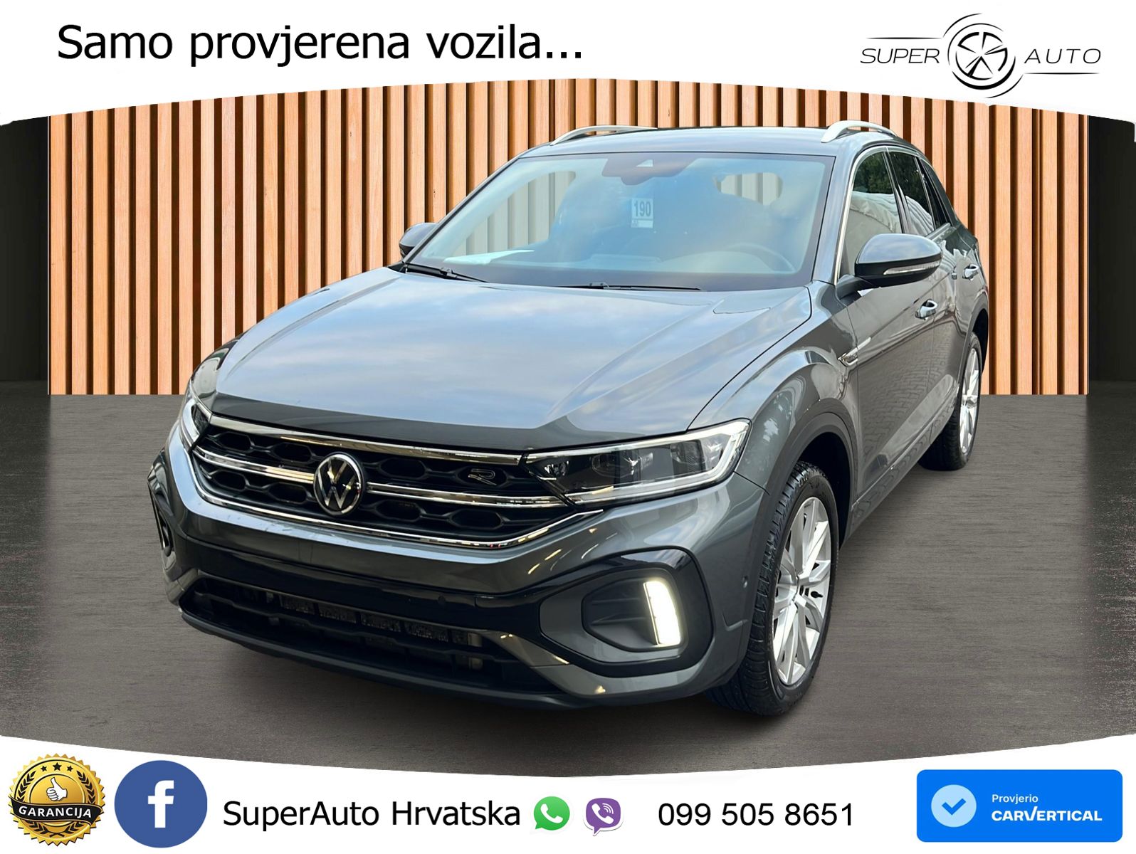 Volkswagen T-Roc 1.5 TSI (150 KS) DSG R-Line LED+GR SJED+ACC