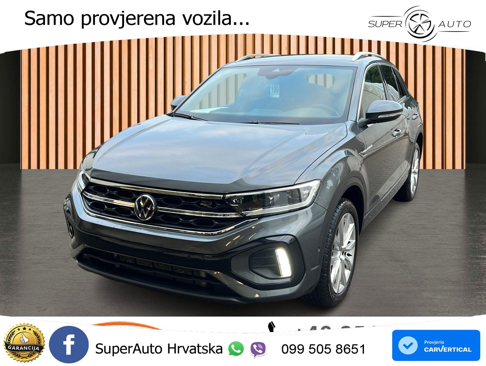 Volkswagen T-Roc 1.5 TSI (150 KS) DSG R-Line LED+GR SJED+ACC