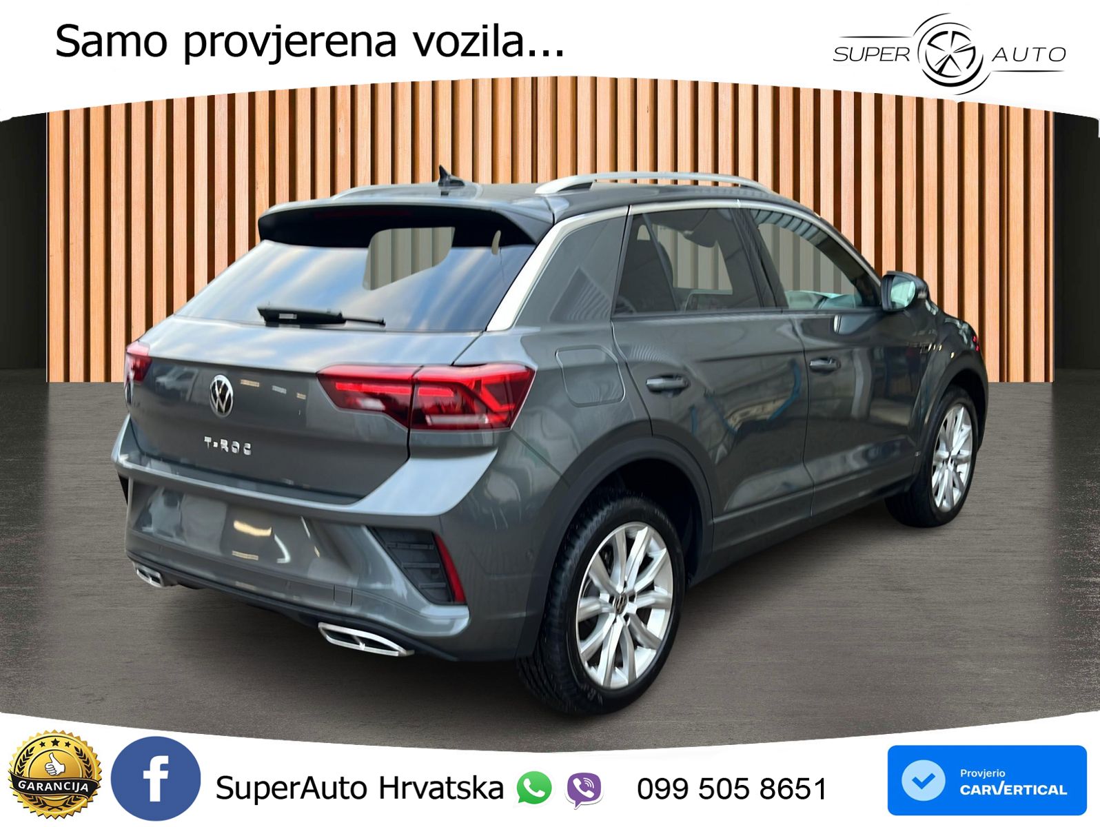 Volkswagen T-Roc 1.5 TSI (150 KS) DSG R-Line LED+GR SJED+ACC