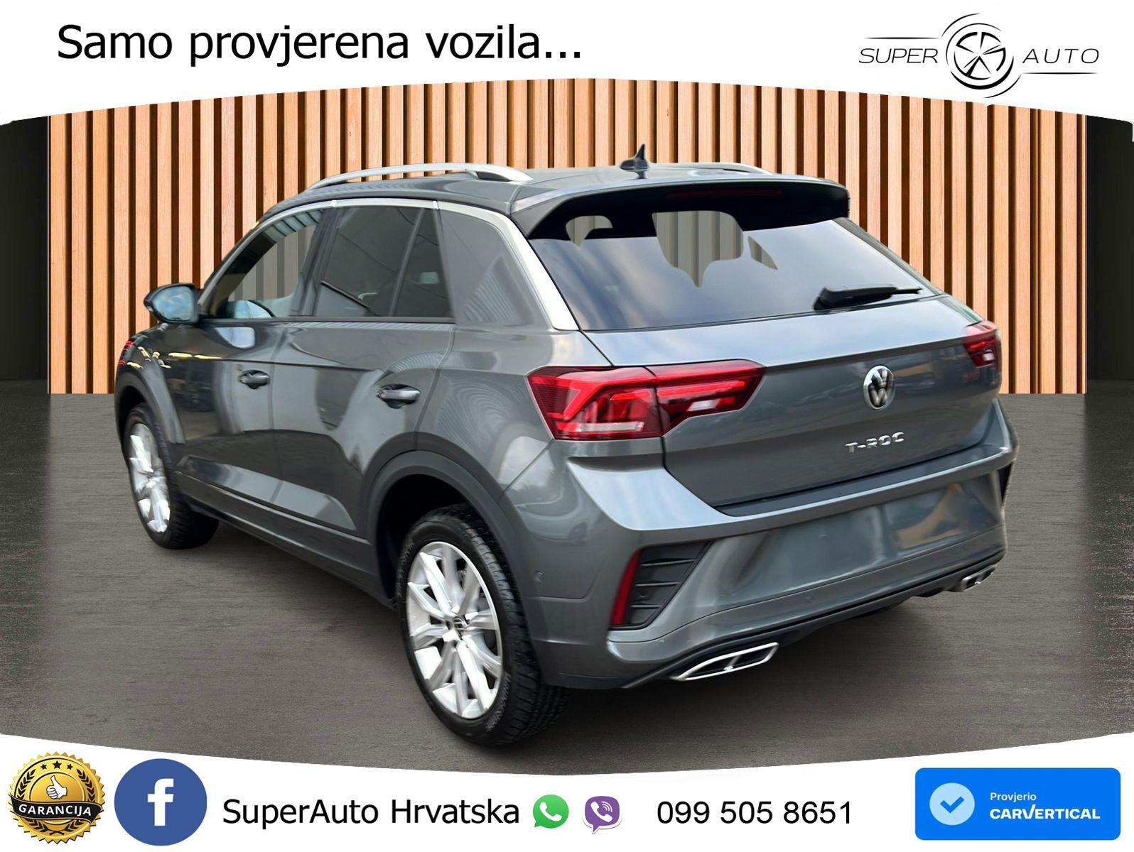Volkswagen T-Roc 1.5 TSI (150 KS) DSG R-Line LED+GR SJED+ACC