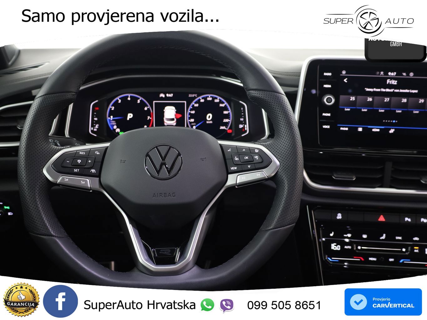 Volkswagen T-Roc 1.5 TSI (150 KS) DSG R-Line LED+GR SJED+ACC
