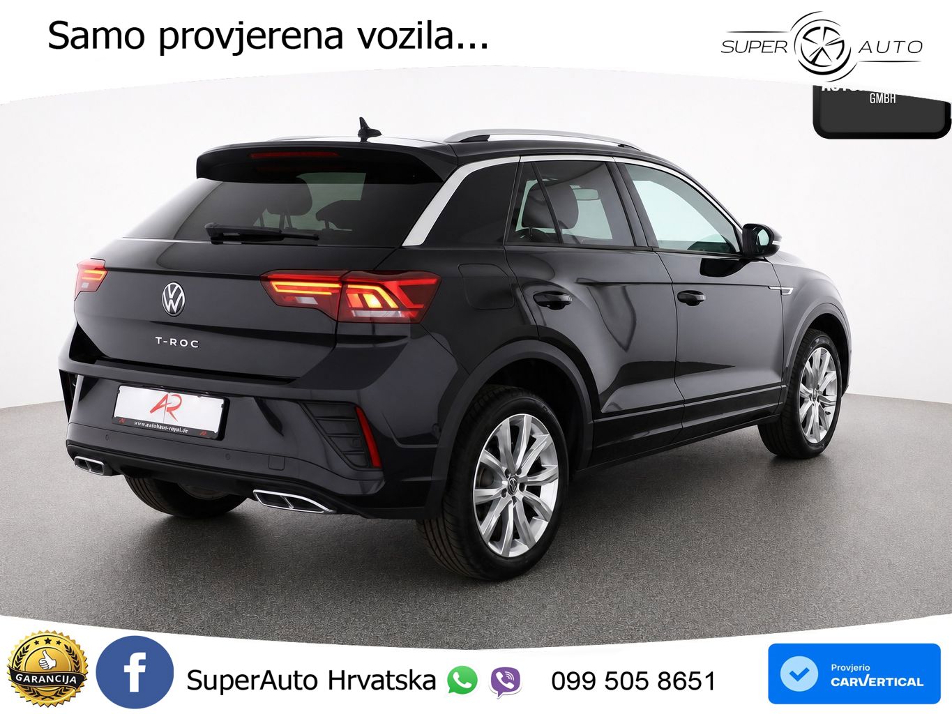 Volkswagen T-Roc 1.5 TSI (150 KS) DSG R-Line LED+GR SJED+ACC