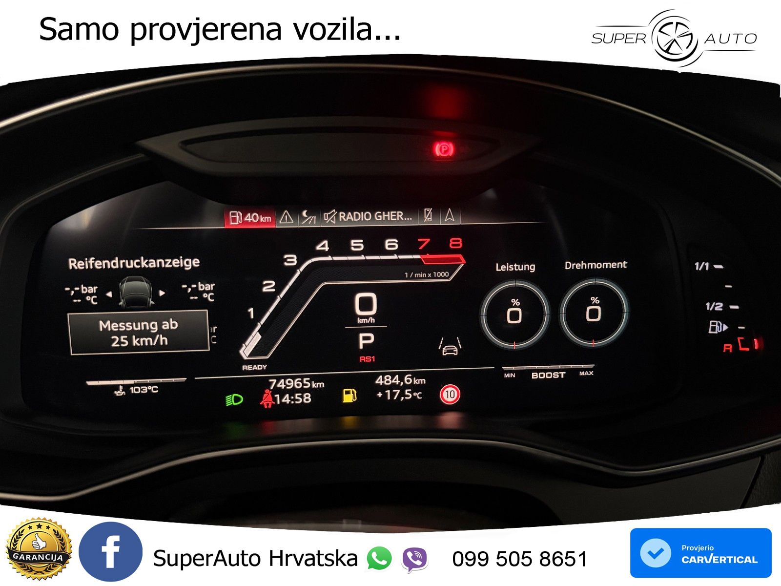 Audi RS6 Avant 4.0 TFSI V8 (600 KS) quattro Tiptronic LED+GR SJED+ACC
