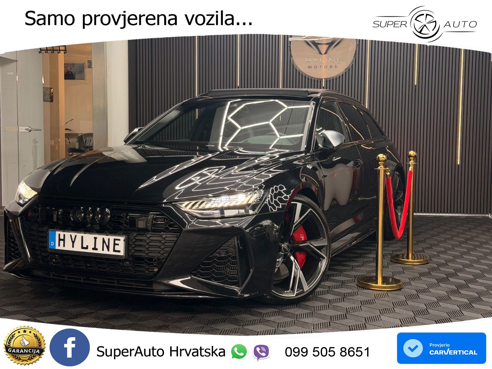 Audi RS6 Avant 4.0 TFSI V8 (600 KS) quattro Tiptronic LED+GR SJED+ACC