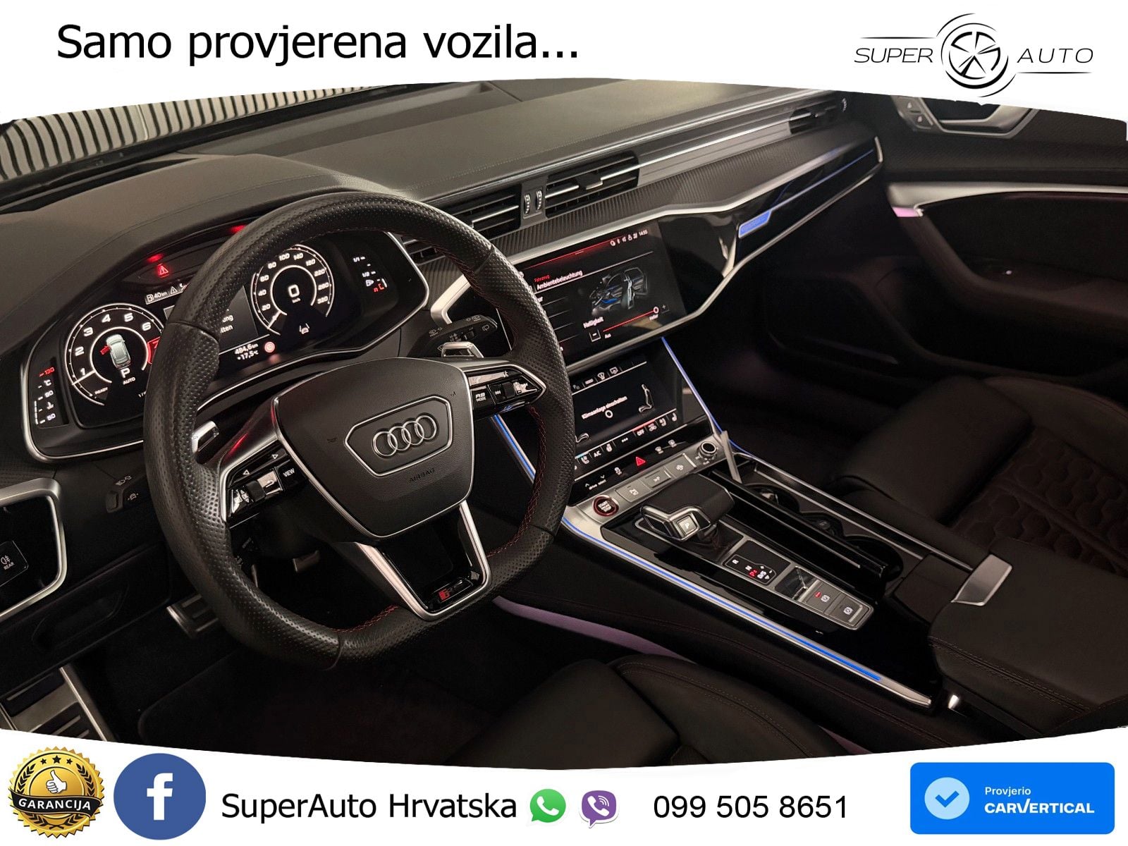 Audi RS6 Avant 4.0 TFSI V8 (600 KS) quattro Tiptronic LED+GR SJED+ACC