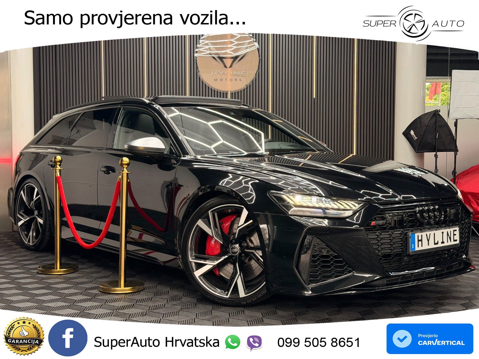 Audi RS6 Avant 4.0 TFSI V8 (600 KS) quattro Tiptronic LED+GR SJED+ACC