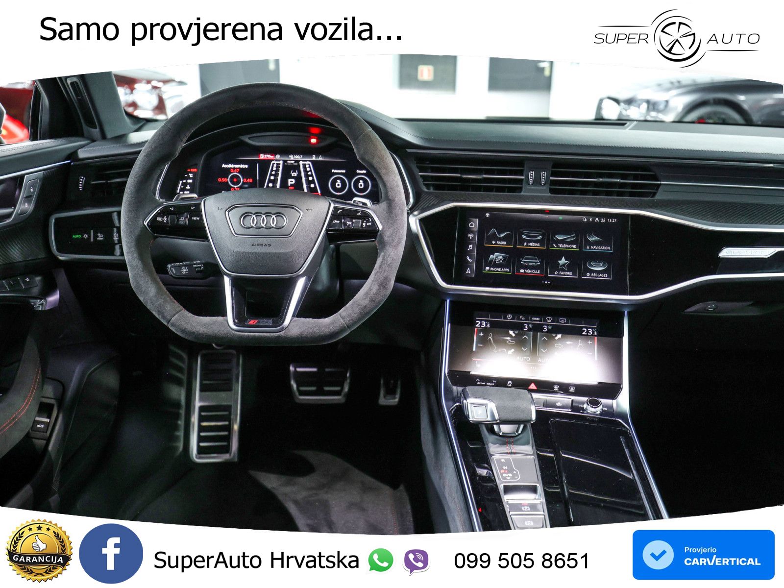 Audi RS6 Avant 4.0 TFSI V8 performance (630 KS)  quattro tiptronic LED+GR SJED+ACC