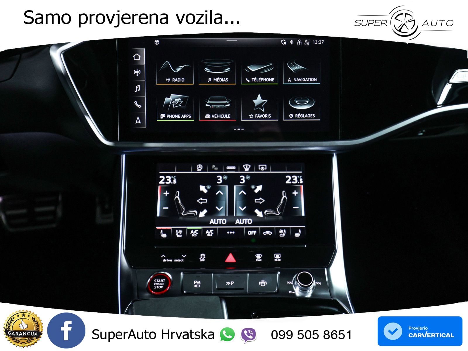 Audi RS6 Avant 4.0 TFSI V8 performance (630 KS)  quattro tiptronic LED+GR SJED+ACC