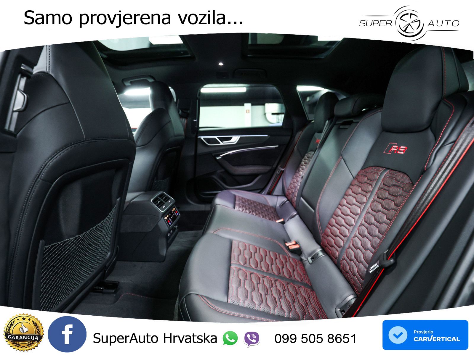Audi RS6 Avant 4.0 TFSI V8 performance (630 KS)  quattro tiptronic LED+GR SJED+ACC