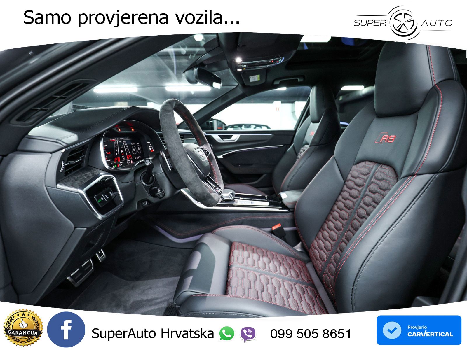 Audi RS6 Avant 4.0 TFSI V8 performance (630 KS)  quattro tiptronic LED+GR SJED+ACC