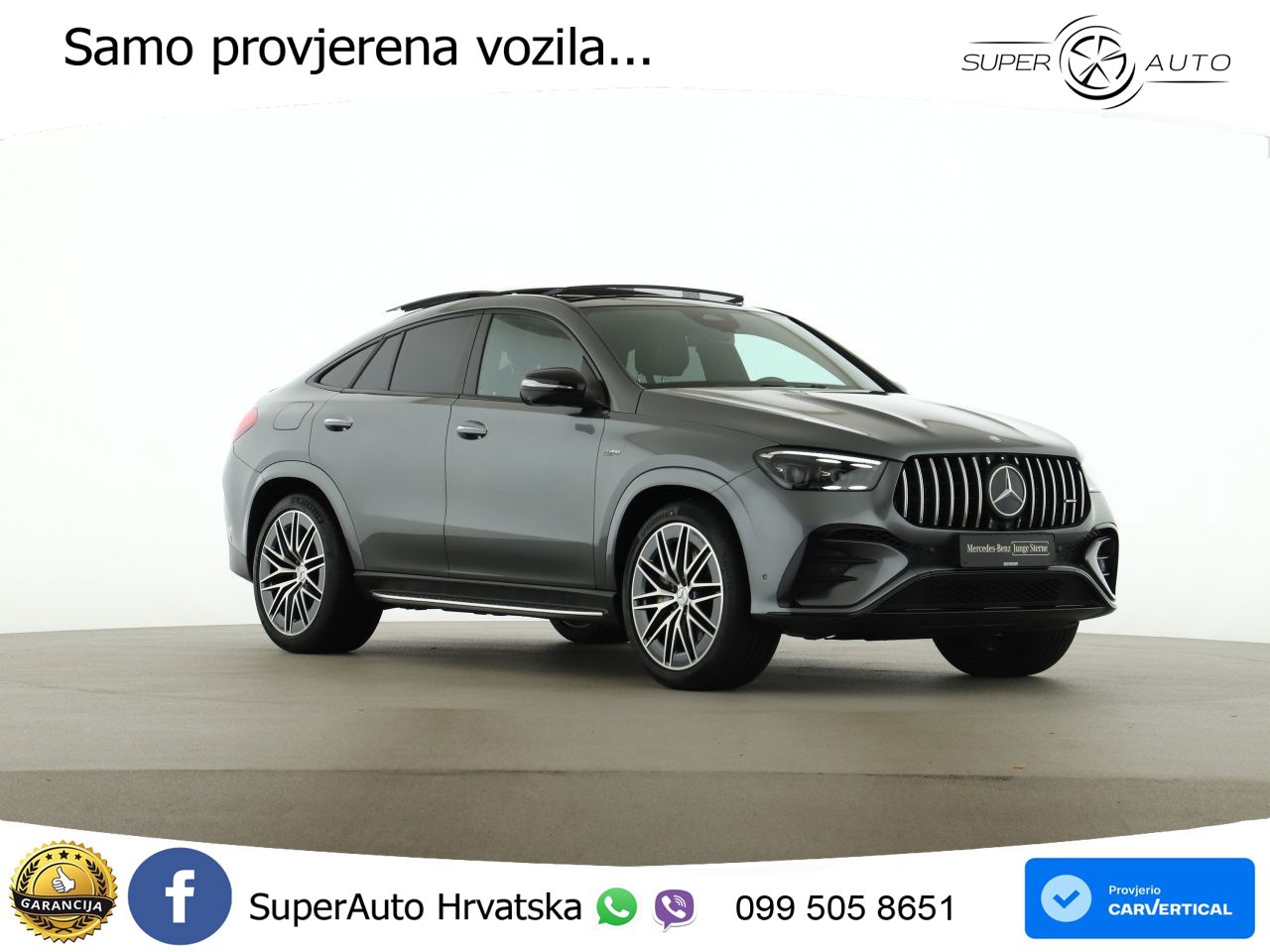 Mercedes AMG GLE Coupe 53 (435 KS) EQ Boost 4MATIC+ AMG SPEEDSHIFT TCT 9G ACC+HEAD+4xGR SJED+360+PANO