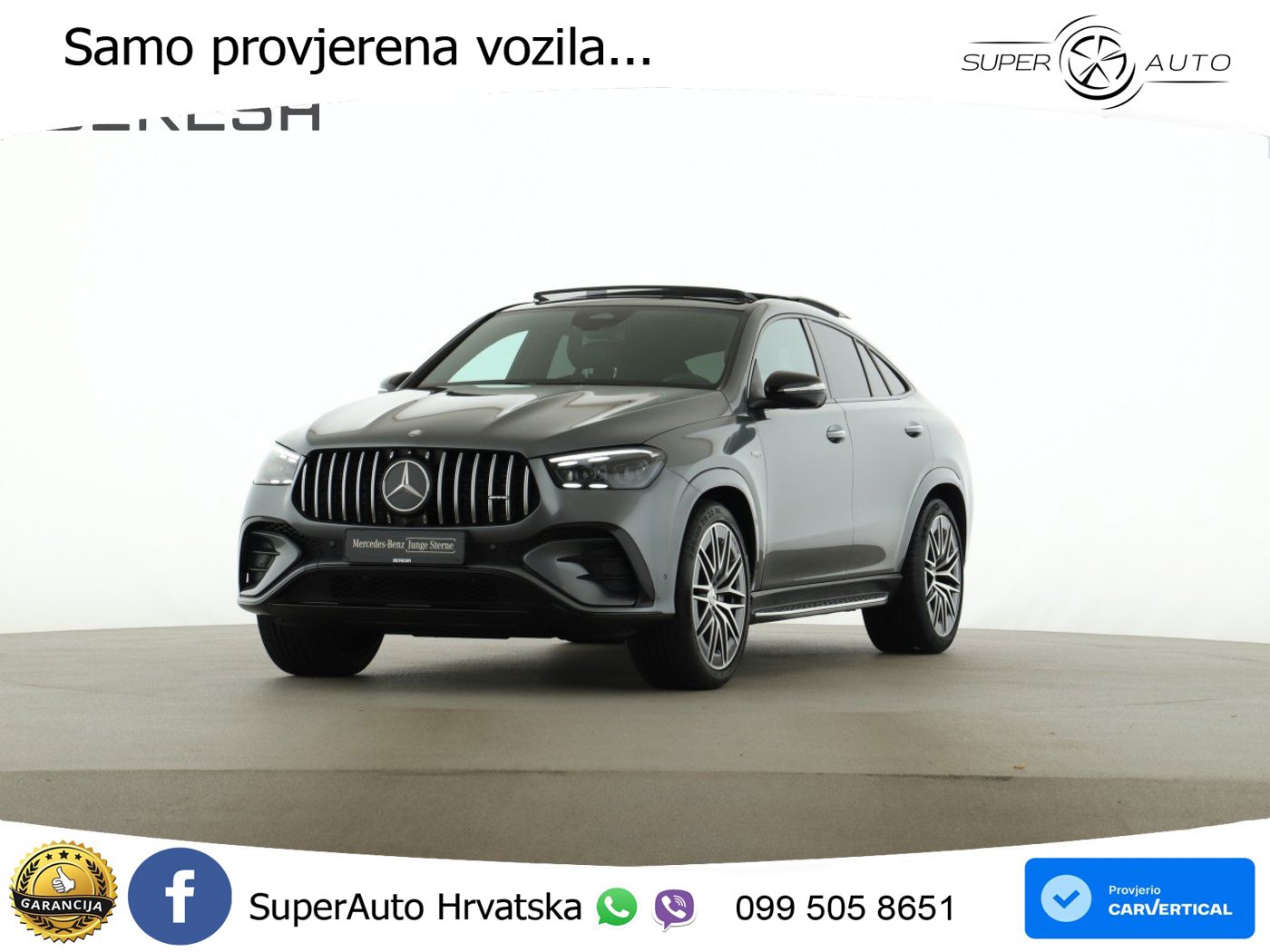 Mercedes AMG GLE Coupe 53 (435 KS) EQ Boost 4MATIC+ AMG SPEEDSHIFT TCT 9G ACC+HEAD+4xGR SJED+360+PANO