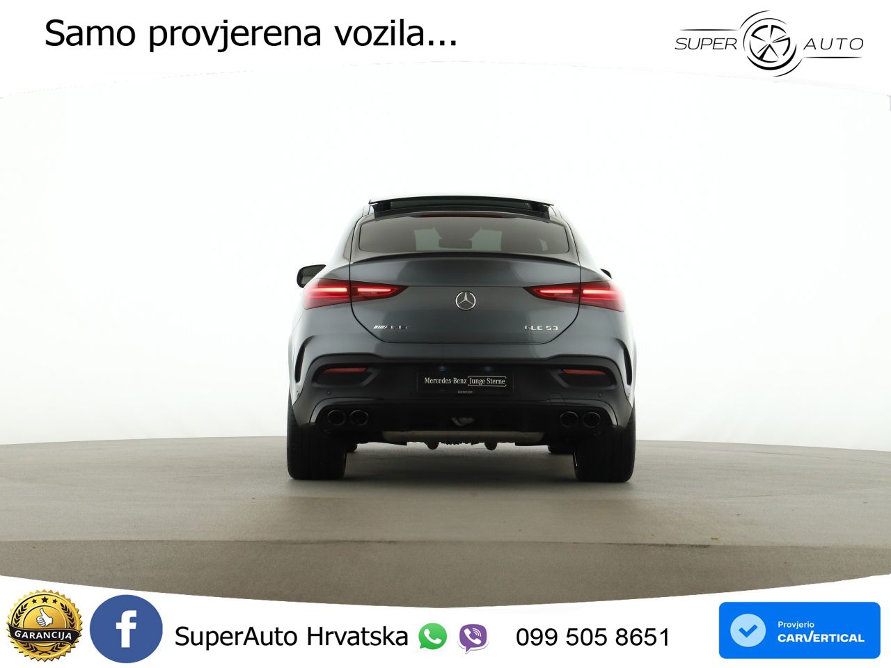 Mercedes AMG GLE Coupe 53 (435 KS) EQ Boost 4MATIC+ AMG SPEEDSHIFT TCT 9G ACC+HEAD+4xGR SJED+360+PANO