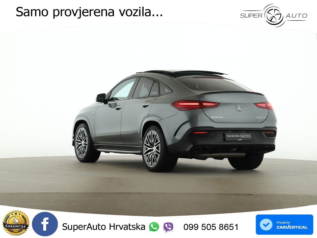 Mercedes AMG GLE Coupe 53 (435 KS) EQ Boost 4MATIC+ AMG SPEEDSHIFT TCT 9G ACC+HEAD+4xGR SJED+360+PANO