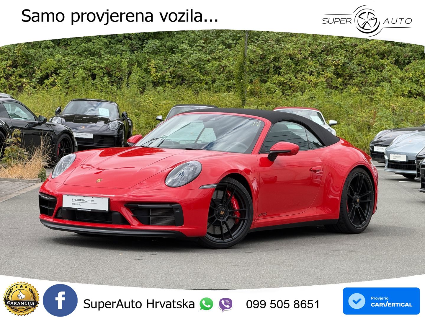 Porsche 911 Carrera 4 GTS Cabriolet 3.0 (480 KS) PDK