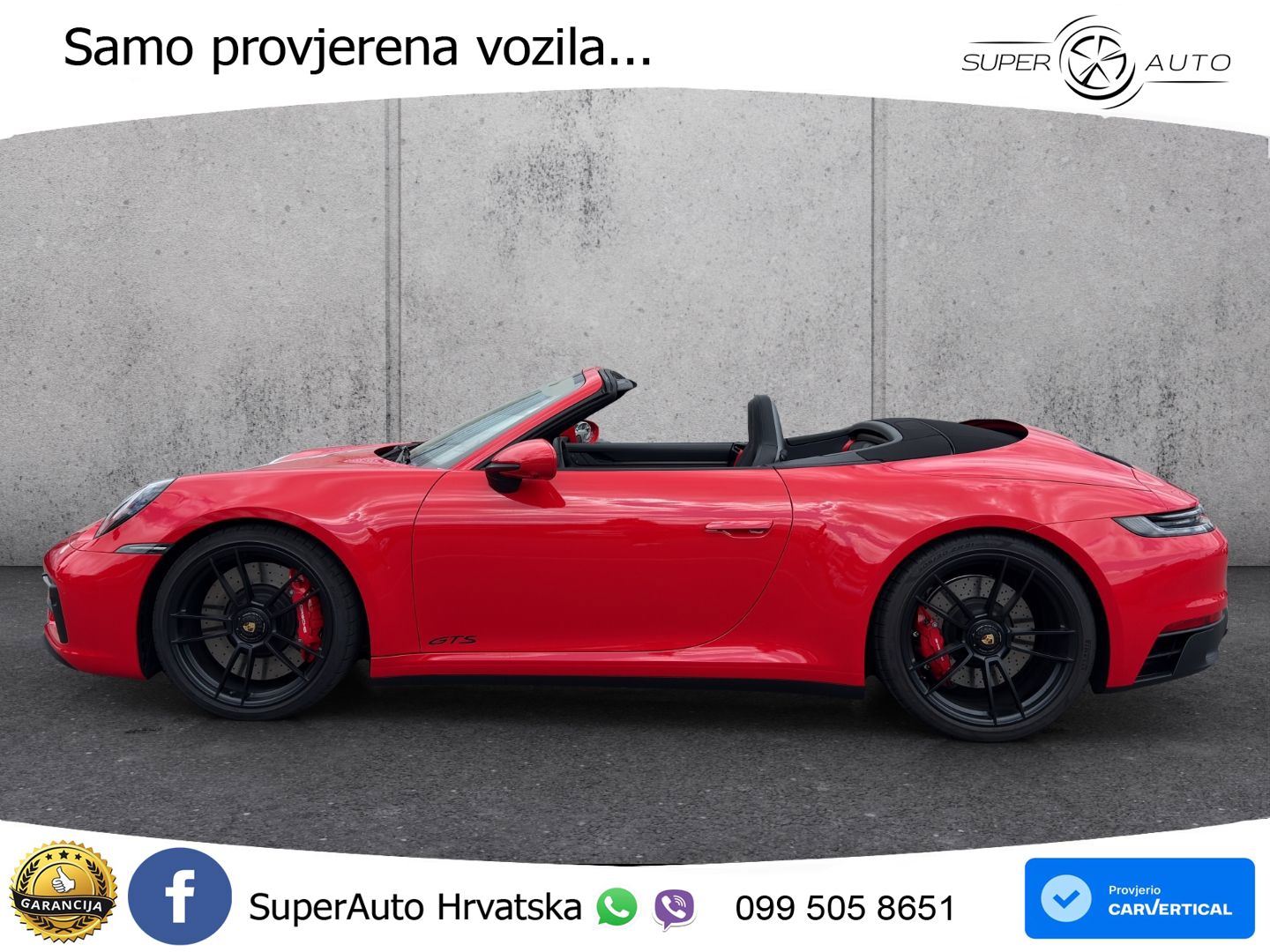 Porsche 911 Carrera 4 GTS Cabriolet 3.0 (480 KS) PDK