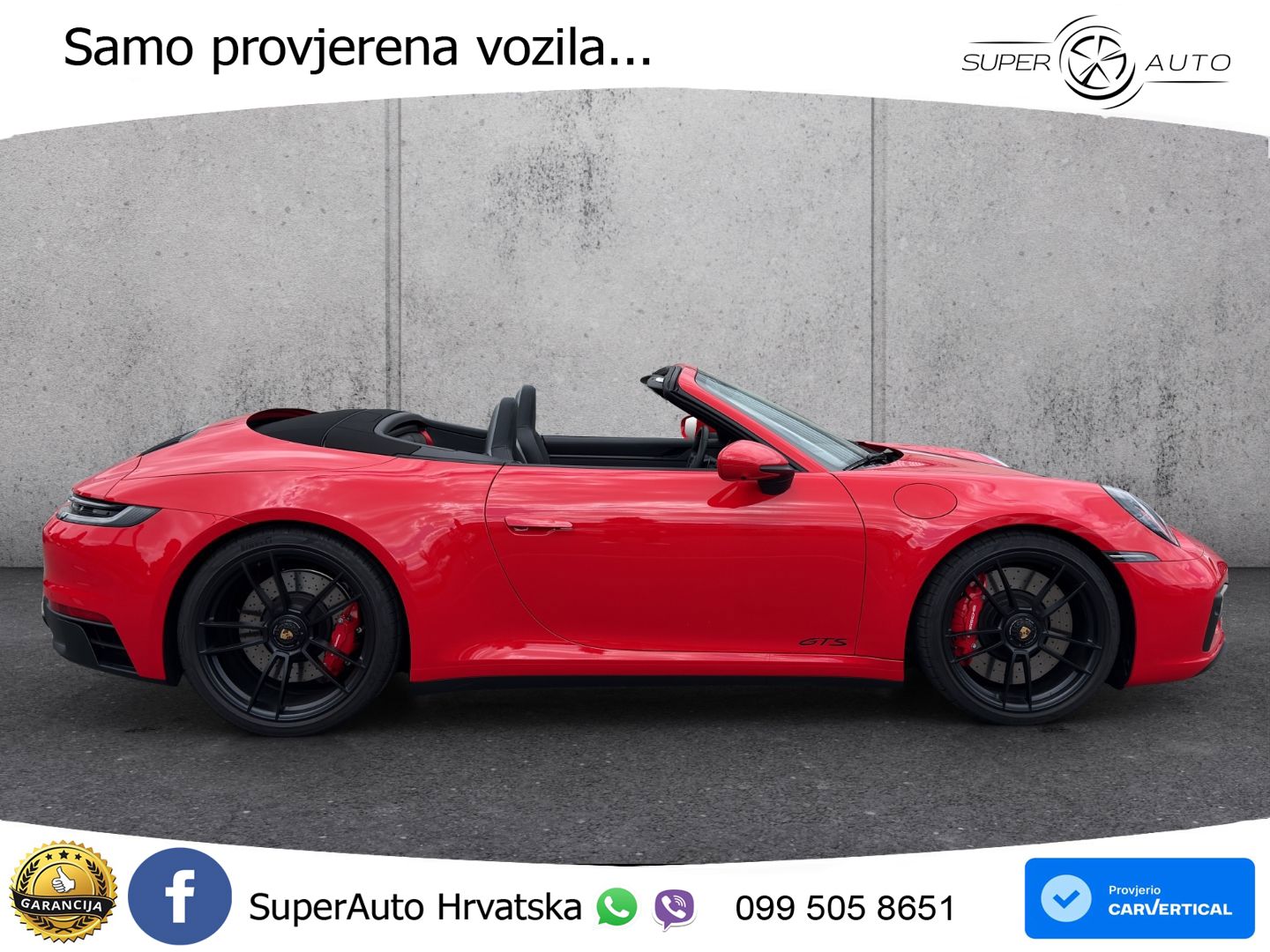 Porsche 911 Carrera 4 GTS Cabriolet 3.0 (480 KS) PDK