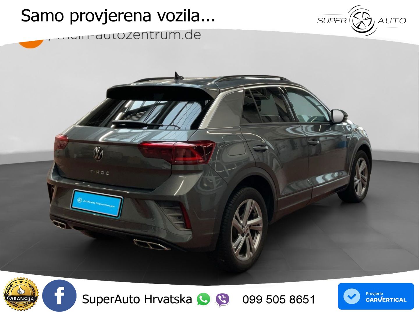 Volkswagen T-Roc 1.5 TSI (150 KS) R-Line MATRIX+GR SJED+KAM