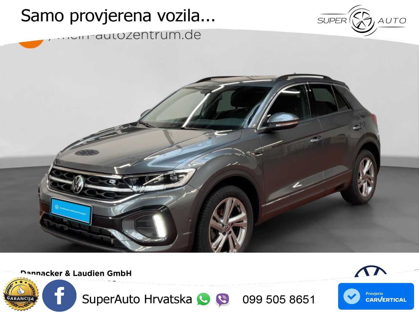 Volkswagen T-Roc 1.5 TSI (150 KS) R-Line MATRIX+GR SJED+KAM