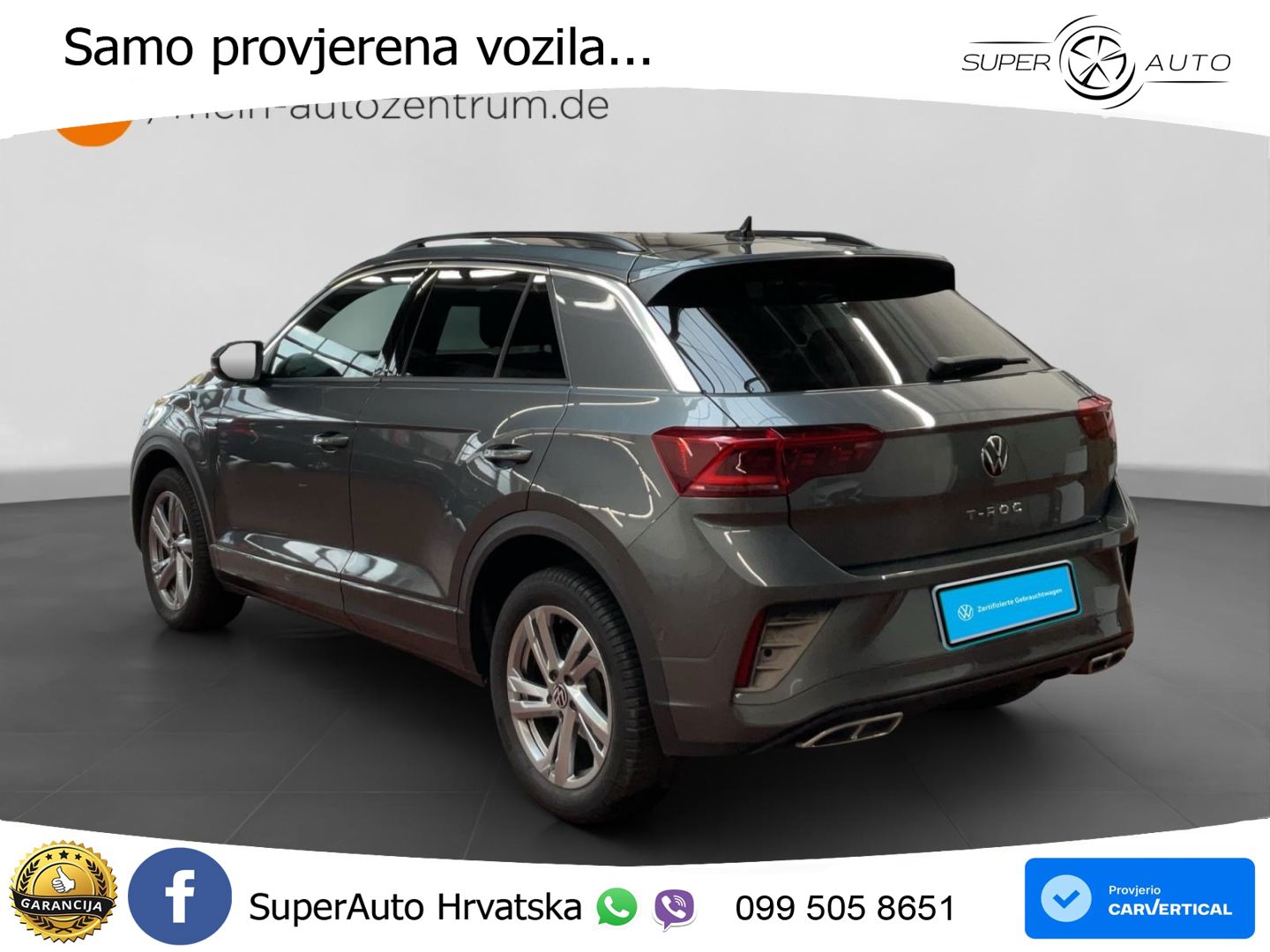 Volkswagen T-Roc 1.5 TSI (150 KS) R-Line MATRIX+GR SJED+KAM