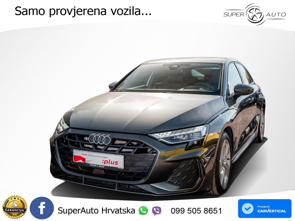 Audi A3 35 TFSI (150 KS) S tronic S line LED+GR SJED+ACC