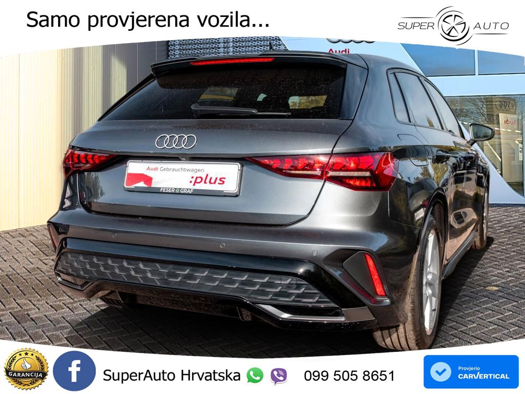 Audi A3 35 TFSI (150 KS) S tronic S line LED+GR SJED+ACC
