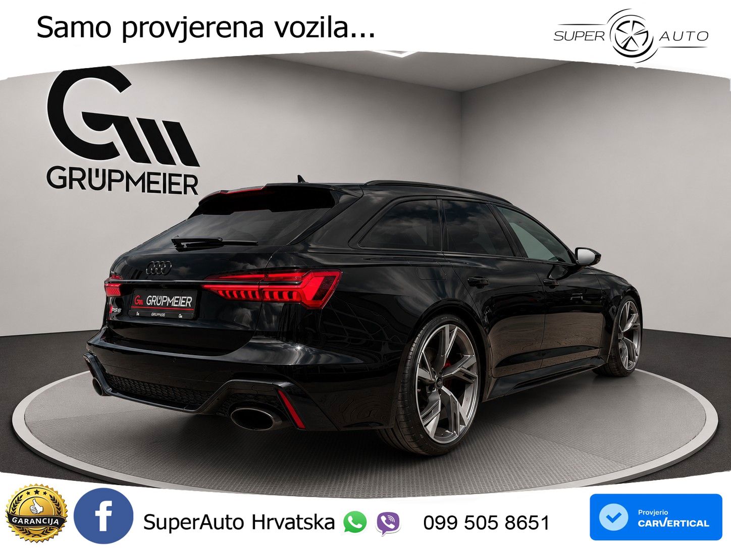 Audi RS6 Avant 4.0 TFSI V8 (600 KS) quattro Tiptronic LED+GR SJED+ACC