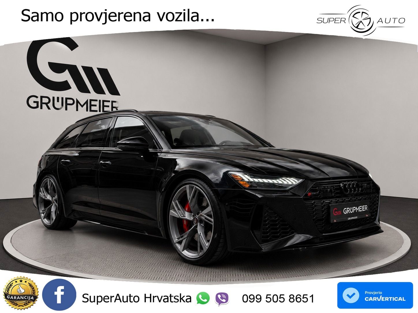 Audi RS6 Avant 4.0 TFSI V8 (600 KS) quattro Tiptronic LED+GR SJED+ACC