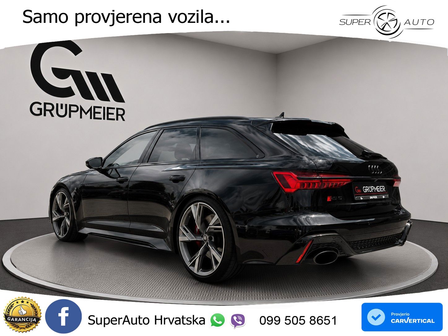 Audi RS6 Avant 4.0 TFSI V8 (600 KS) quattro Tiptronic LED+GR SJED+ACC
