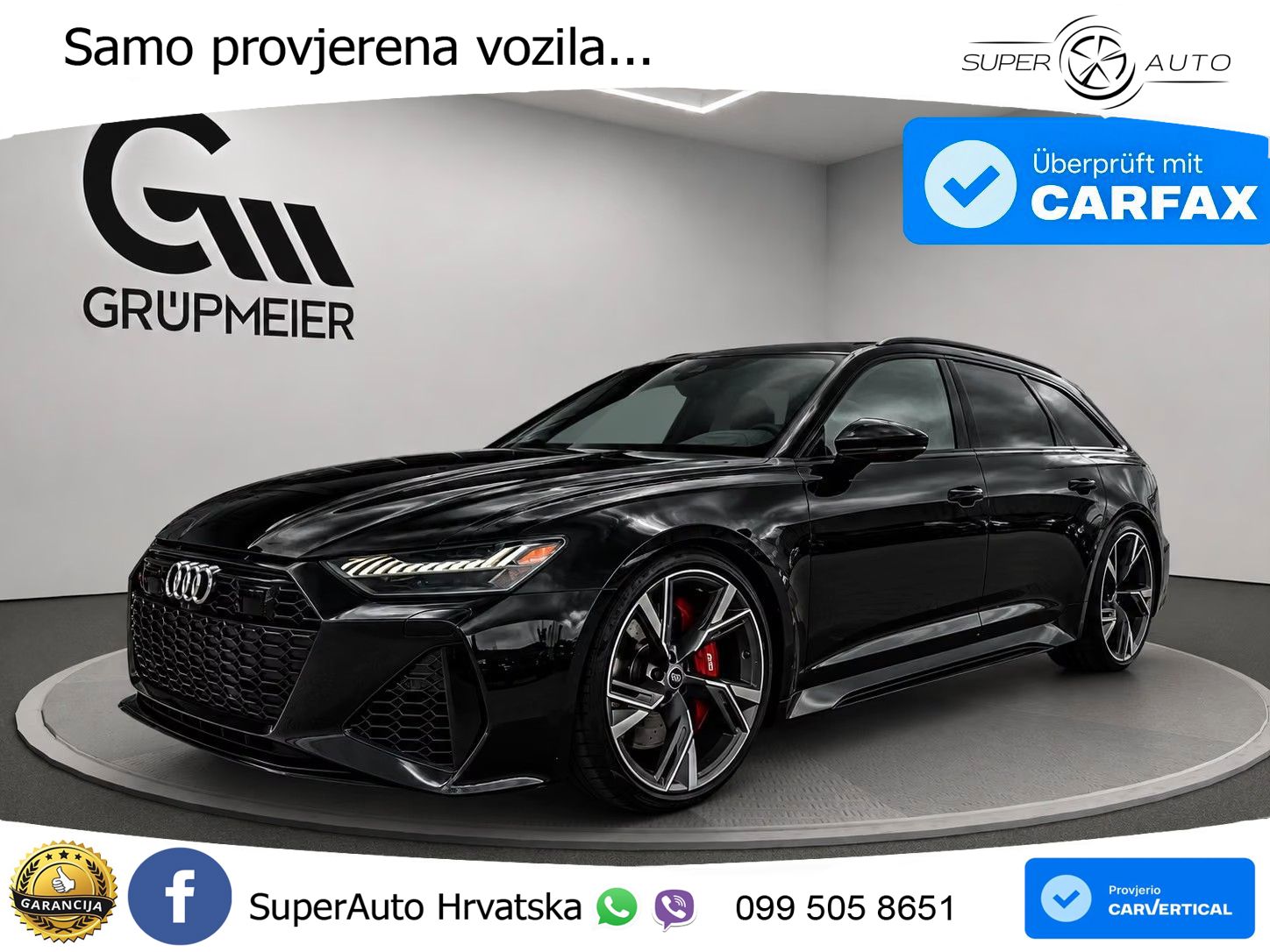 Audi RS6 Avant 4.0 TFSI V8 (600 KS) quattro Tiptronic LED+GR SJED+ACC
