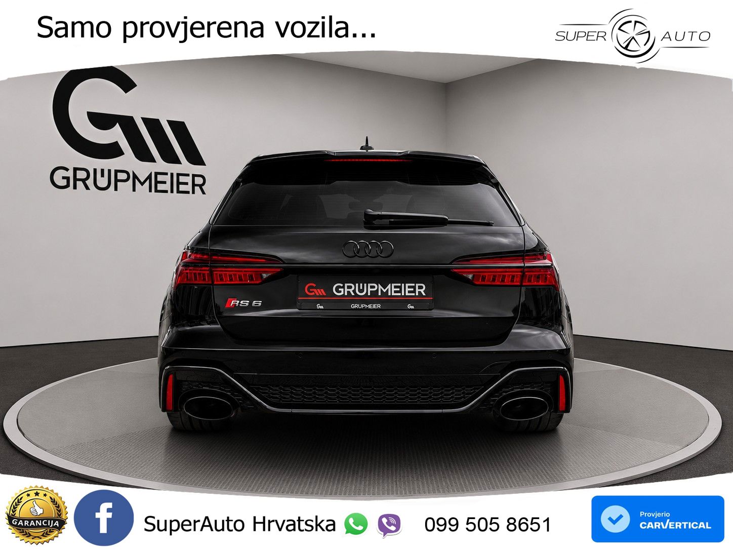 Audi RS6 Avant 4.0 TFSI V8 (600 KS) quattro Tiptronic LED+GR SJED+ACC