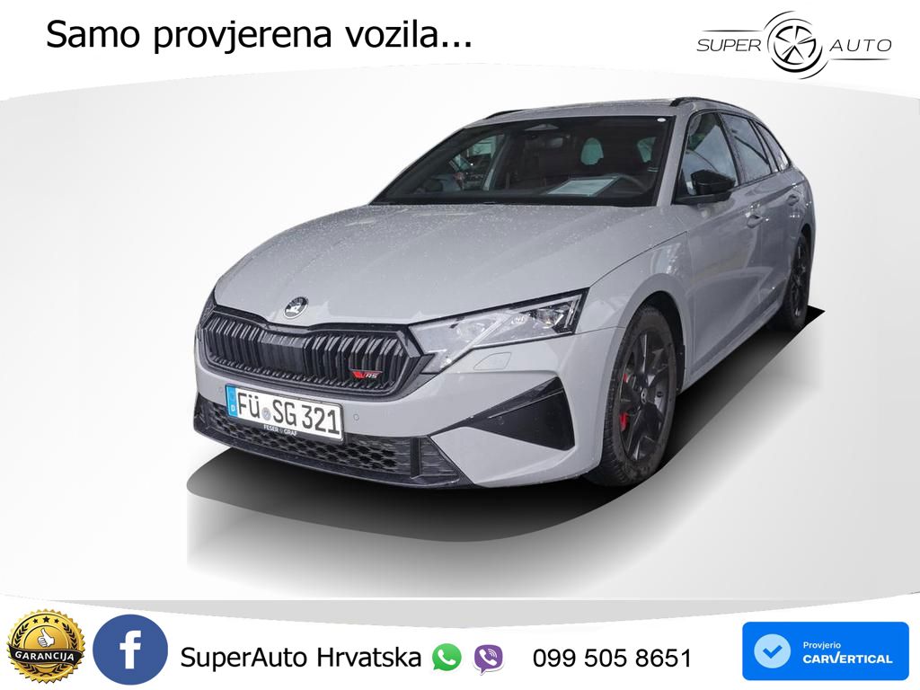 Škoda Octavia Combi RS 2.0 TSI (265 KS) DSG MATRIX+GR SJED+KAM