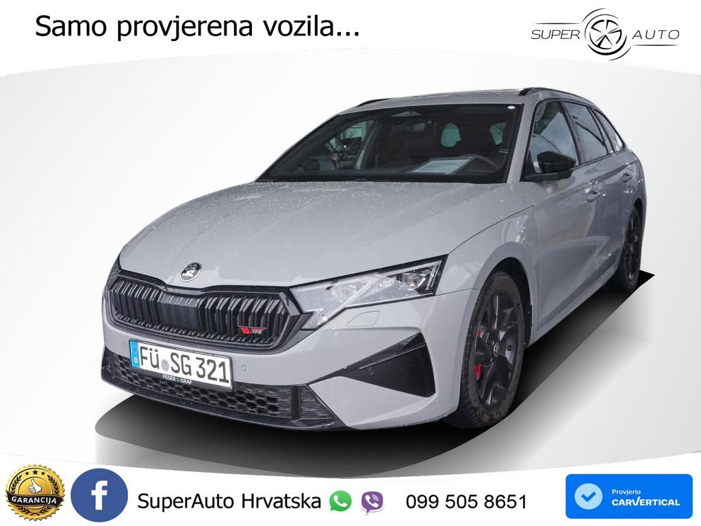 Škoda Octavia Combi RS 2.0 TSI (265 KS) DSG MATRIX+GR SJED+KAM