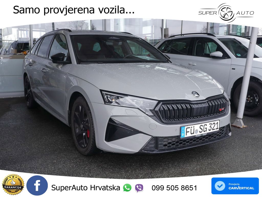 Škoda Octavia Combi RS 2.0 TSI (265 KS) DSG MATRIX+GR SJED+KAM