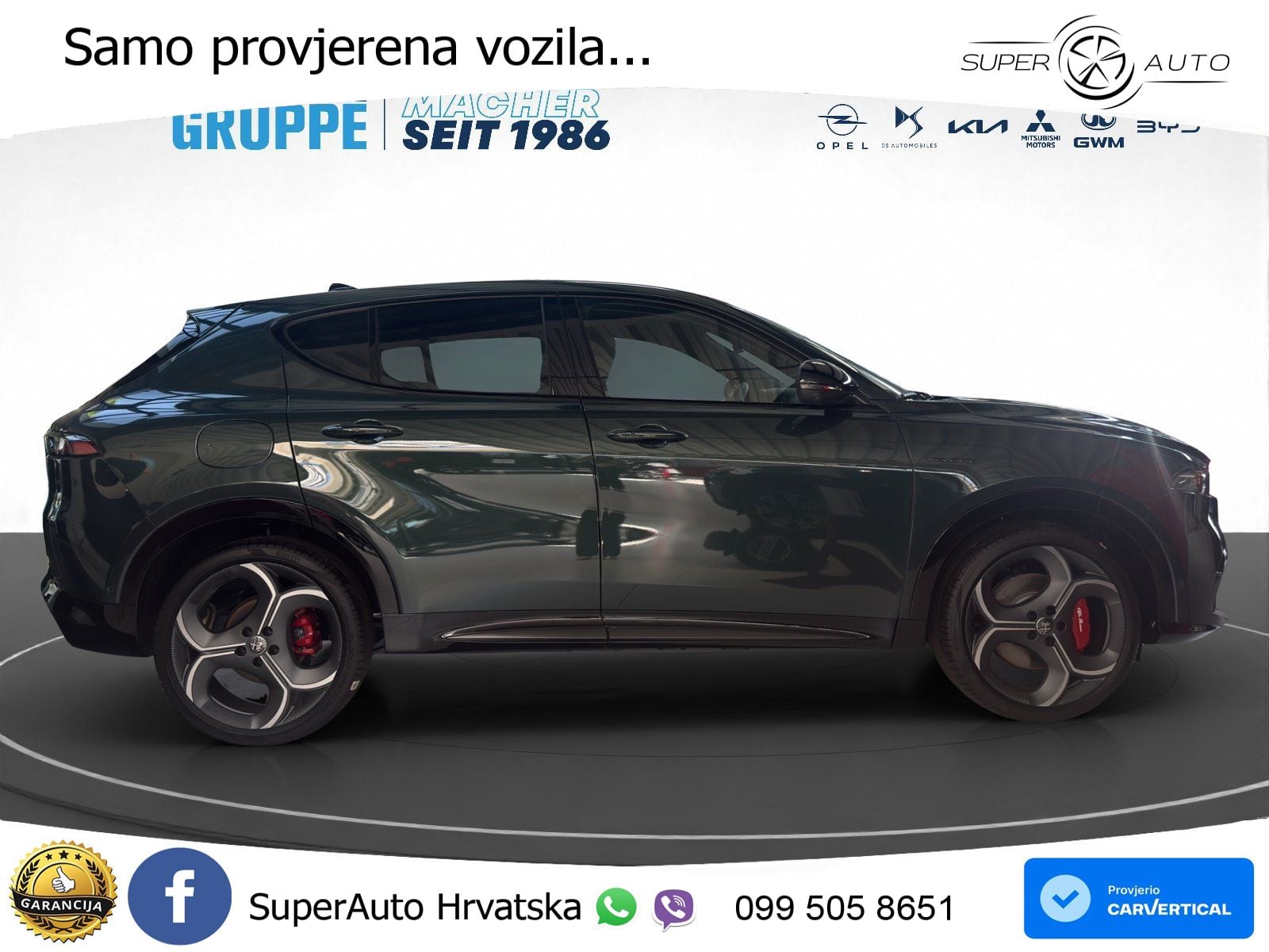Alfa Romeo Tonale 1.5 VGT (174 KS) Hybrid TCT LED+GR SJED+ACC